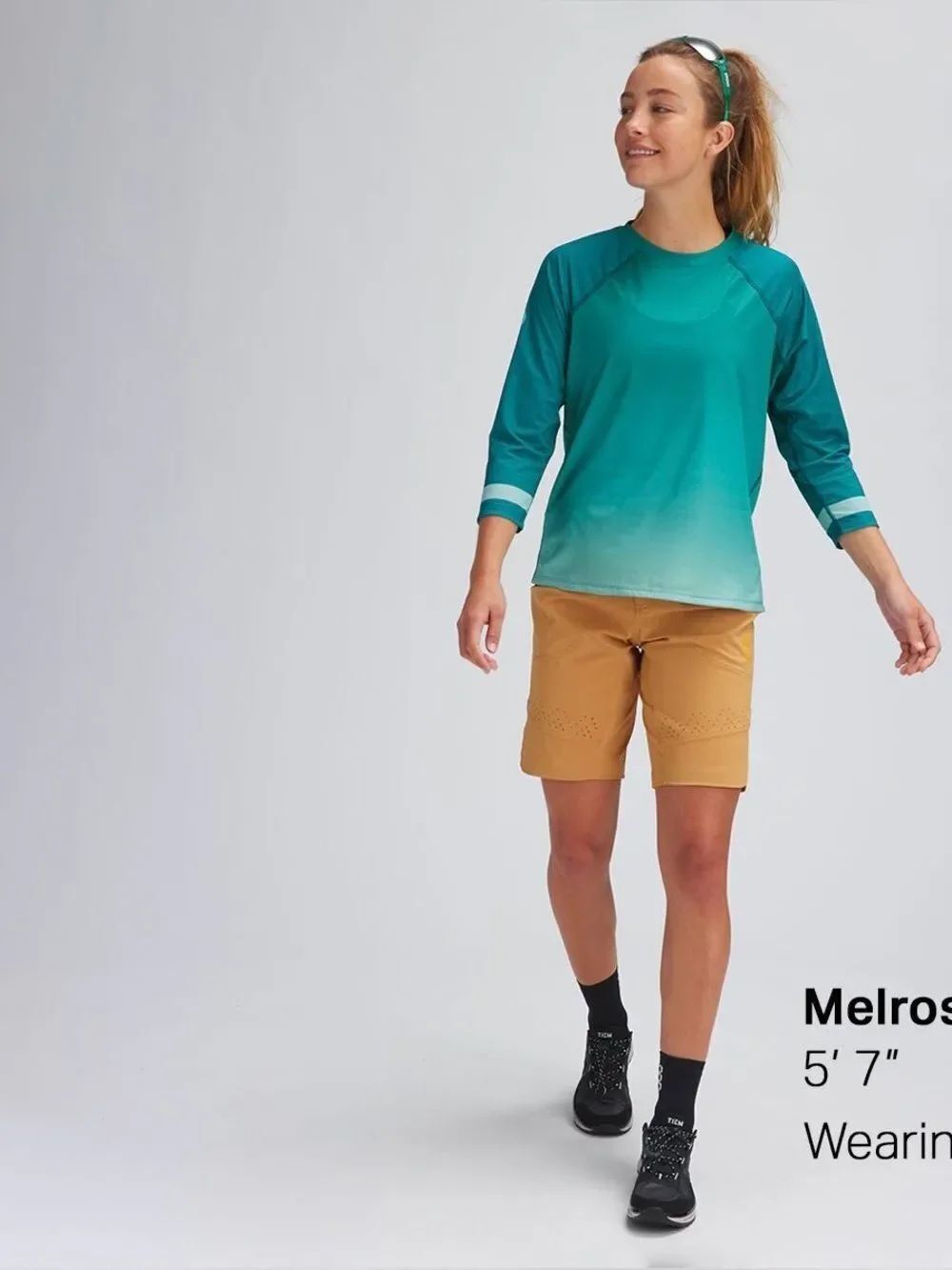 Backcountry 3/4-Sleeve Enduro Jersey Teal Size XL